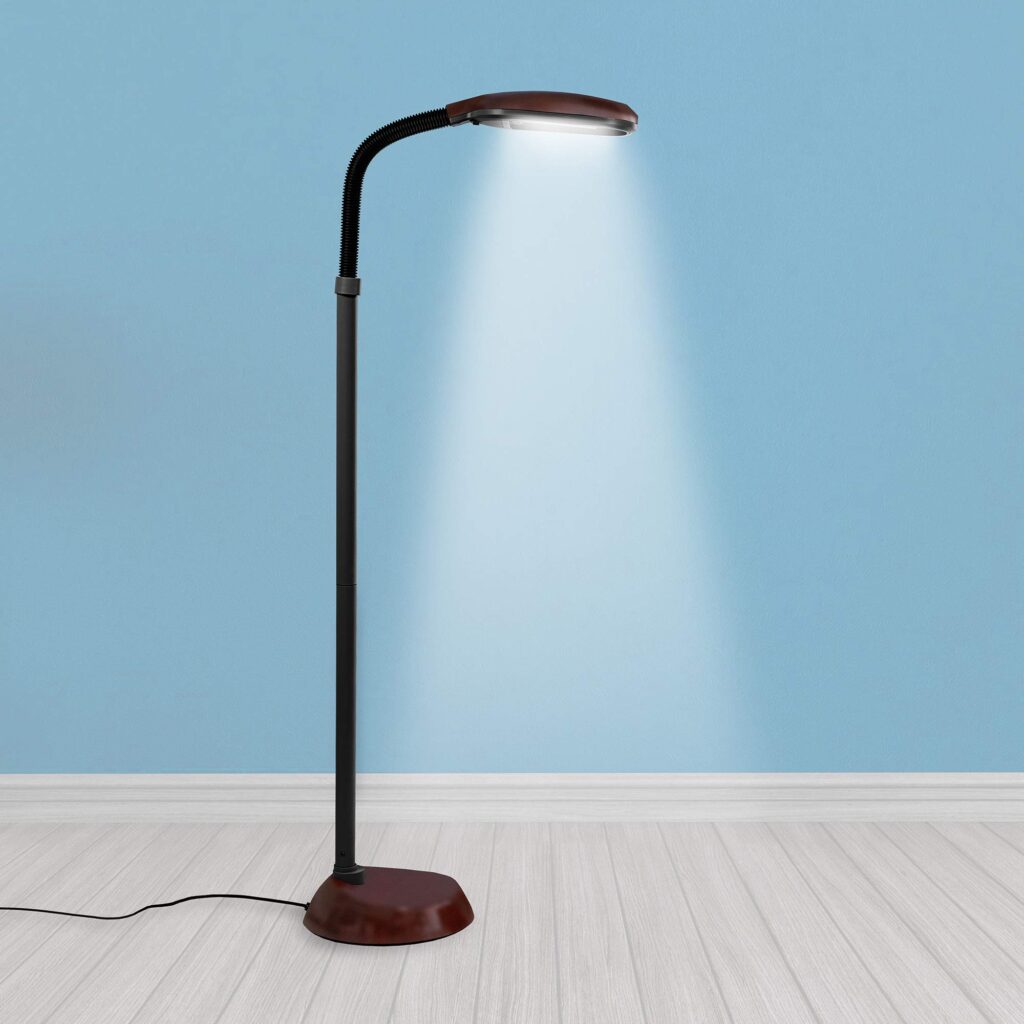Kenley Natural Daylight Floor Lamp Tall Reading Task Craft Light Best Lighting For Craft Room!