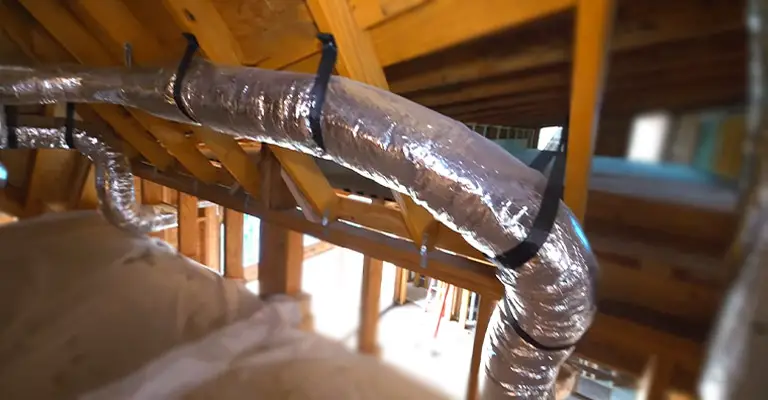 How to replace flexible duct with rigid duct