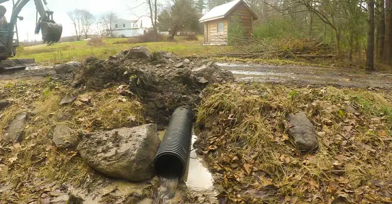 What Type of Drainage Pipe To Use Under Driveway