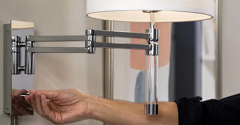 How Do You Install A Swing Arm Wall Lamp?