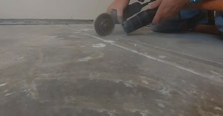 How To Grind Painted Concrete Before Tiling