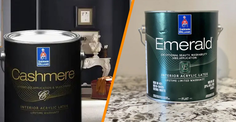 Sherwin Williams Cashmere vs Emerald