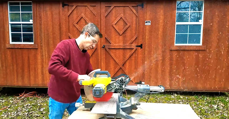 Cut Vinyl Plank Flooring With a Miter Saw