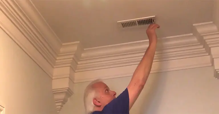 Unused Rooms air vent 