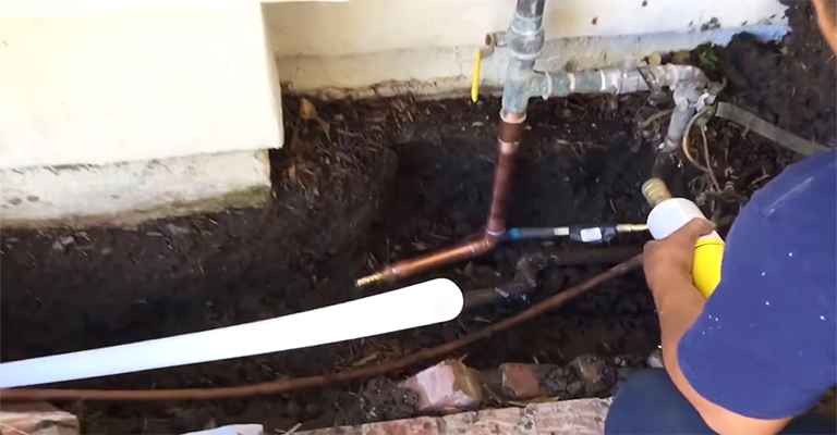 replace main water line