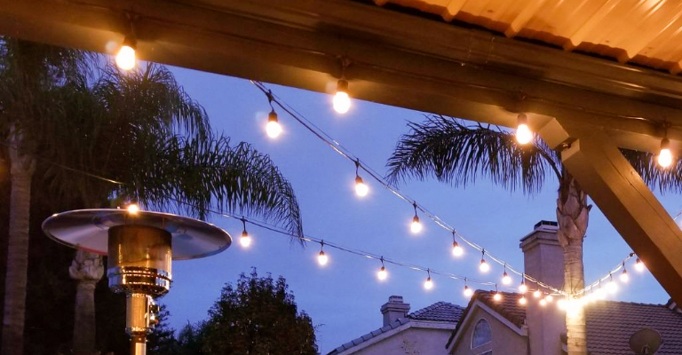 Lemontec Commercial Grade Outdoor String Lights 