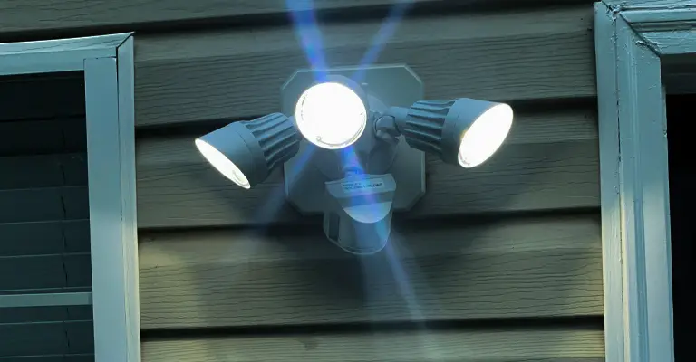 JJC LED Security Lights Motion Sensor Flood Light Outdoor, IP65 Waterproof,5000K-Daylight White DLC & ETL Listed Outdoor Lighting for Garage Yard Garden Porch White