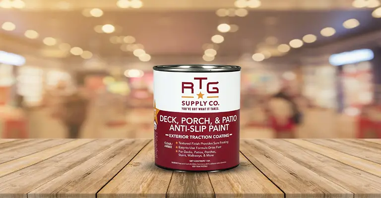 RTG Deck, Porch, & Patio Anti-Slip Paint