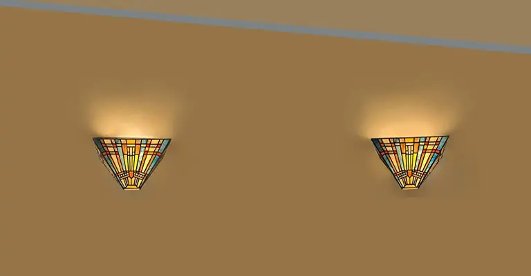 Cotoss Tiffany Wall Sconce-Stained Glass Sconces