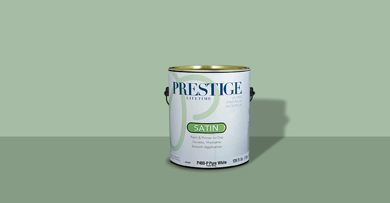 Prestige Paints Interior Paint and Primer in One, Semi-Gloss, Match of Sherwin Williams* Windy Blue*