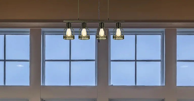 6. 4-Light Pendant Lighting Kitchen Island Light Fixture