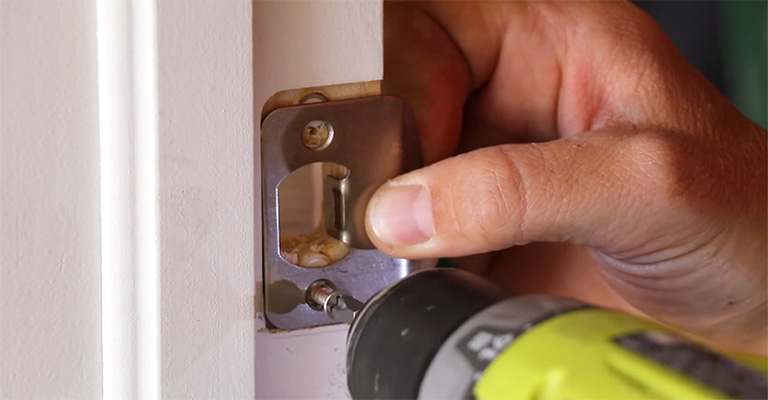  Adjust The Strike Plate On A Home door 