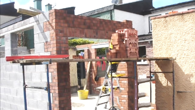 using Brick to side a garage