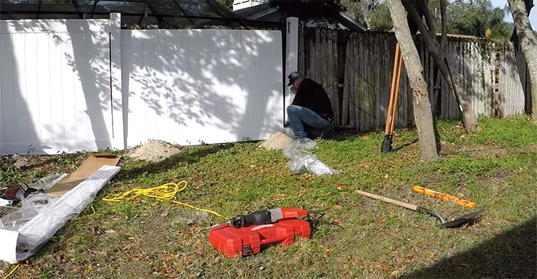 Install Vinyl Fence