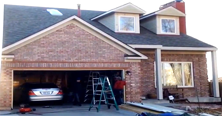 Fiber Cement Siding garage 