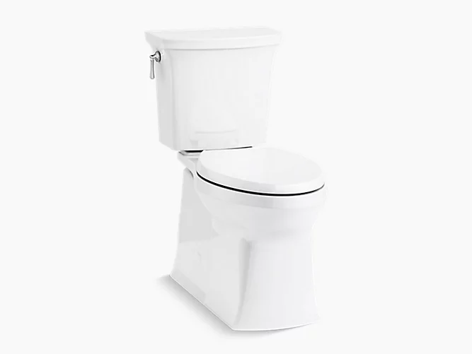KOHLER 3814 0 Two ™ Corbelle Comfort Height® Elongated 1.28 gpf Toilet Kohler Lintelle Toilet Reviews