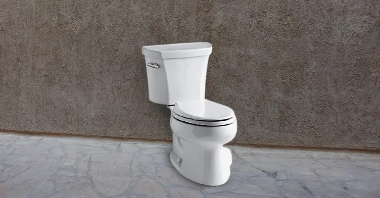 Kohler K-3998-0 Wellworth Elongated 1.28 GPF Toilet, White