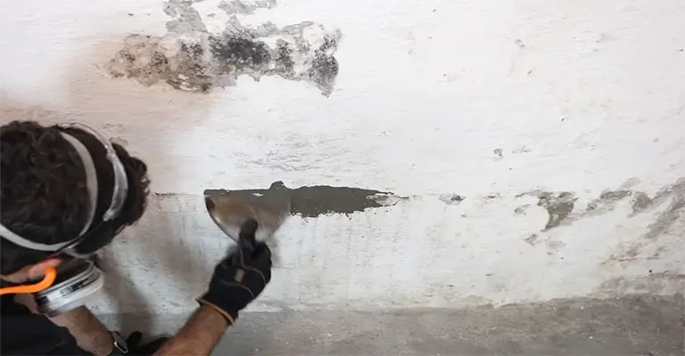  Moisture Repairs  basement wall crumbling