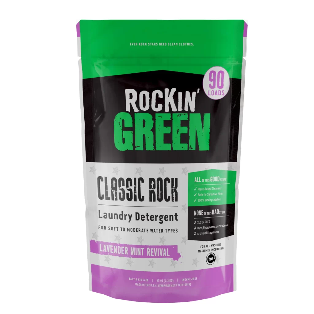 Rockin Green Revival Scent Laundry Detergent Powder Best Smelling Laundry Detergent and Fabric Softeners