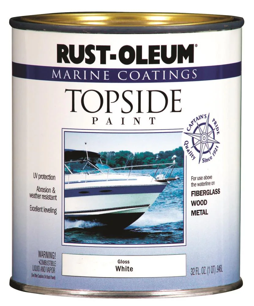 Rust Oleum 206999 Marine Topside Paint Best Paint to Cover Polyurethane