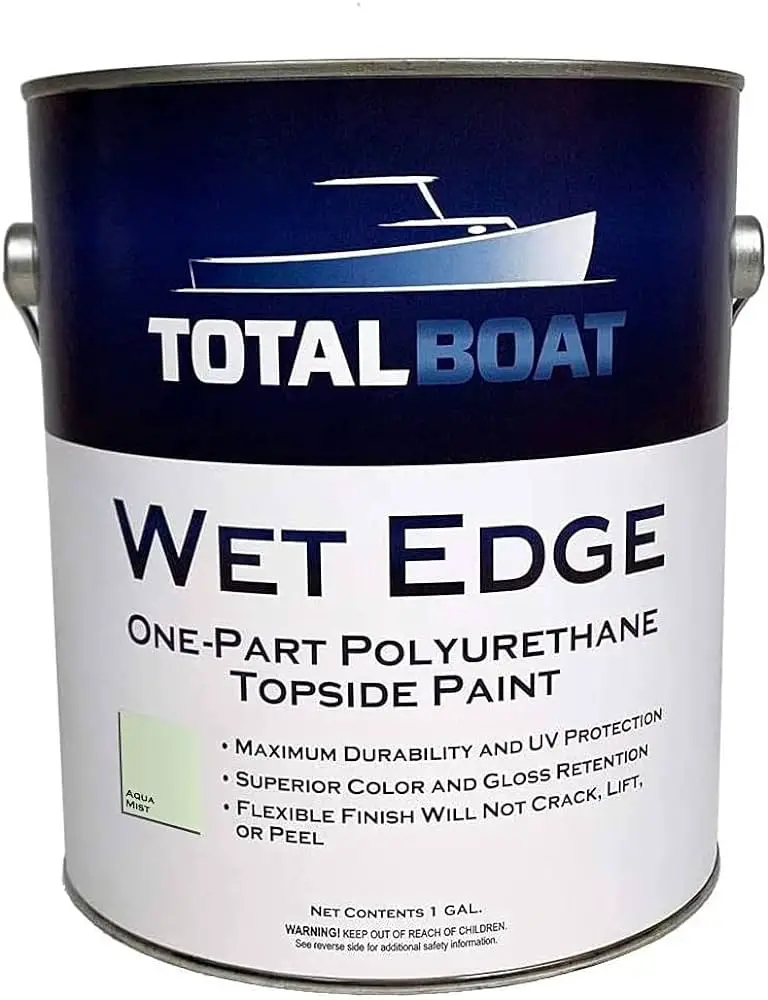 TotalBoat Wet Edge Marine Topside Paint Best Paint to Cover Polyurethane