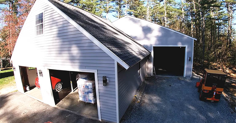 Vinyl Siding garage 