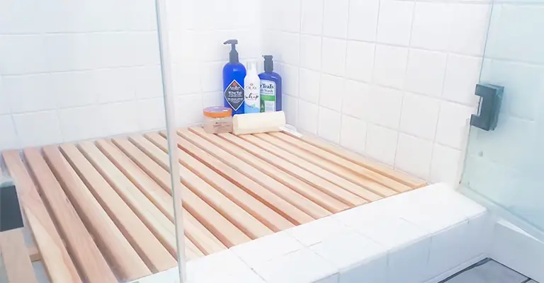 Wood Shower Flooring
