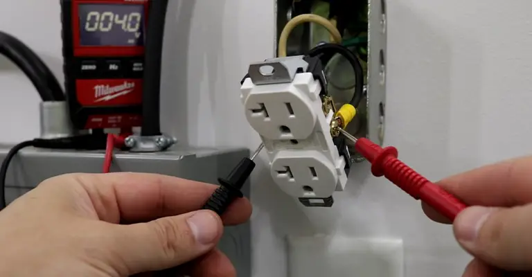 Outlet That Has Been Damaged