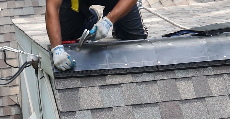 Shingle Roof Ridge Vent